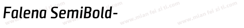 Falena SemiBold字体转换